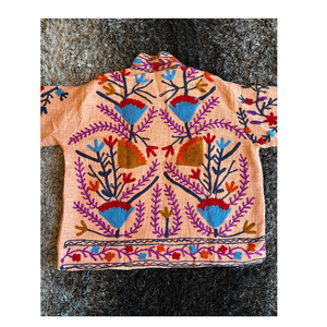 Chaqueta Bordada Estilo Bohemio Suzani para Mujer, Prenda Étnica Hecha a Mano, Superventas - Product Image 5
