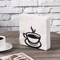 Porte-serviettes en métal de qualité supérieure, conçu pour les tables de restaurant élégantes, les comptoirs de cuisine et la décoration des espaces repas