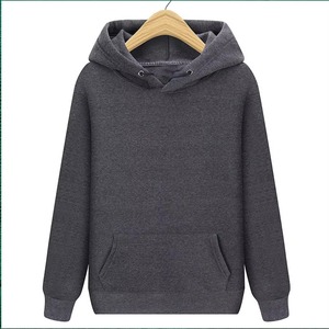 Sweat à capuche décontracté pour homme 2026, gris foncé, coupe classique, en polaire respirant avec impression numérique et poches, idéal pour l'hiver - Product Image 4