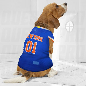 Breathable Mesh T-Shirt Summer Small Pet <b>Cat</b> Puppy Basketball Vest Dog <b>Clothes</b> OEM ODM Pet Sportswear Logo Name Number - Product Image 2