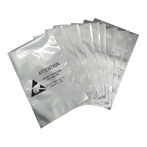 Odore di sacchetto di Mylar di vuoto di alluminio di laminazione della barriera antistatica ad alta umidità ESD stampato su ordinazione per i componenti elettronici