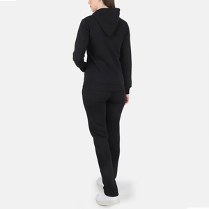 Conjunto Deportivo de Forro Polar para Mujer, 2 Piezas, con Capucha, Estilo Urbano, Logotipo Personalizado, Tallas Grandes, Venta al Por Mayor - Product Image 2