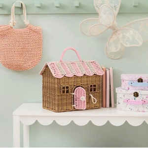 Nouvel article pour votre enfant, panier de rangement en forme de maison fabriqué au Vietnam au meilleur prix, OEM ODM, couleur au choix. - Product Image 2