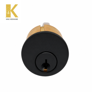 <b>Lock</b> Cylinder With Key SX Keyway Flat Black For Entrance Door For Commercial And Residential - Product Image 5