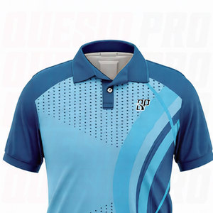 Ensemble d'uniformes de cricket imprimés par sublimation, design d'usine professionnel, couleur bleu ciel, uniformes de cricket de style optimal, vêtements de sport faciles à porter - Product Image 6