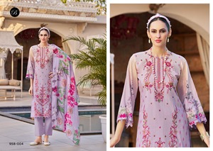 Ensemble Salwar Kameez en pur coton pour femmes, prêt-à-porter, imprimé, entièrement cousu, style pakistanais, vêtements d'été - Product Image 3
