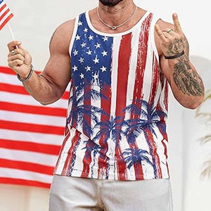 Débardeur de sport pour homme 2026 personnalisé, orange et noir, léger et respirant, pour la gym et le fitness, service OEM - Product Image 2