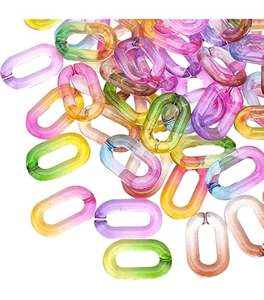 Modern Interior <b>Decorations</b> Resin <b>Wall</b> <b>Decorate</b> Chain Custom Make Resin Chain Links High Transparency Best Selling Item - Product Image 3