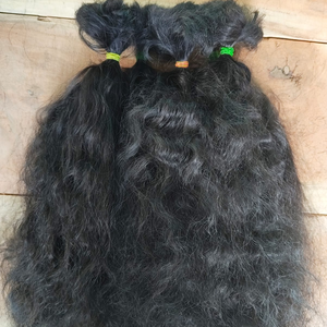 Extensions de cheveux humains indiens vierges Remy 100 % naturels, marque SV3, les plus vendues, en vrac, double trame, ondulées, bouclées, prêtes à la permanente, personnalisables - Product Image 3