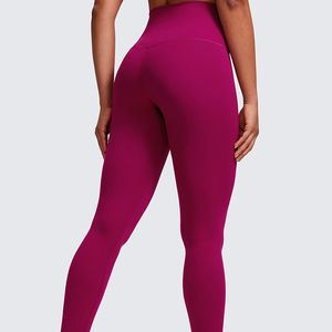 Pantalones de Yoga Elásticos para Mujer, de Alta Demanda, Estilo Único, Suaves, Transpirables, Leggings Sólidos, Venta al Por Mayor, Servicio OEM, Gran Éxito de Ventas - Product Image 5