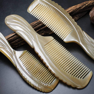 Best Selling Handcrafted Real Buffalo Ox Horn Comb Carved Natural Crafts Styling Tool and Indian <b>Salt</b> Lamp Decoration <b>Gift</b> - Product Image 2