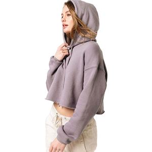 Oversize Heavy Cotton Half Zip <b>Womens</b> Hoodie Embossed Logo Sport Workout Sweatshirts Pocket Streetwear Breathable Customizable - Product Image 6