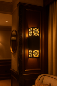 Steel/inox LED 300 lm Modern/Japanese Viet Nam 3500K (Warm White) Touch Control Wall Light for Living Room Bedroom Hallway Black - Product Image 6