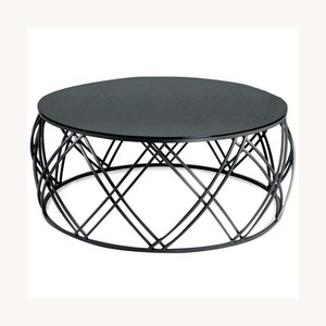 Mesa de Centro Redonda de Metal al por Mayor, Elegante Diseño Nuevo, Mesa de Centro de Lujo Personalizada, Muebles Modernos para Interiores - Product Image 6