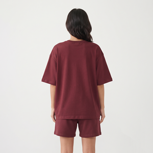 Ensemble de shorts pour femmes de haute qualité personnalisable, t-shirt et short de haute qualité, ensemble 2 pièces, couleur unie, style sport et décontracté - Product Image 6