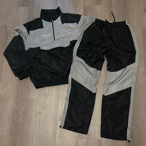 Survêtement coupe-vent unisexe personnalisé, veste de sport pour homme avec fermeture éclair, tenue en nylon, coupe-vent pour homme et femme - Product Image 3