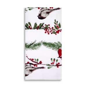 Serviettes de cuisine imprimées avec un magnifique motif de Noël, 100% OEM, de qualité supérieure, neuves, en provenance d'Inde, à prix abordable. - Product Image 2
