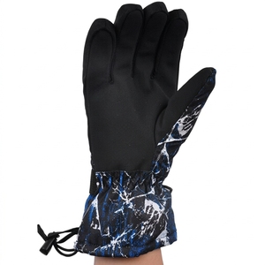 Gants de ski imprimés élégants, imperméables et thermiques pour les sports d'hiver en plein air - Product Image 2