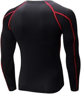 <b>Men's</b> Sleeve <b>Compression</b> T <b>Shirt</b> Breathable Quick Dry Slim Fit Sports Top Workout Training Tee - Product Image 6