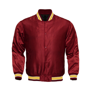 Nouvelle veste bomber universitaire en laine bleu roi et cuir noir, col montant, style universitaire, design streetwear, logo frontal - pour l'hiver - Product Image 5