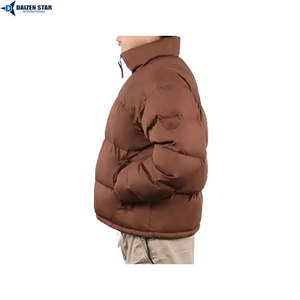 Winter Eco-Friendly Insulated Waterproof Windproof Zipper Puffer Jacket Anti-UV Protection Lightweight Warm Outdoor Front - Product Image 2
