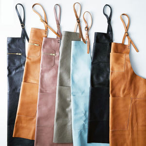 Delantal de Cuero con Correa para Chef, Cocinero, Camarero, Uniforme de Alta Calidad Personalizable, Superventas en Pakistán, el Mejor Cuero - Product Image 3