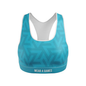 Soutien-gorge de sport personnalisé pour femme, imprimé floral, haute qualité, maintien élevé, dos nu, sans coutures, pour yoga et gym, grandes tailles - Product Image 1