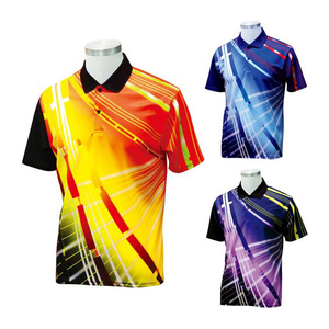 Chemise décontractée pour homme en coton 100% orange uni à manches courtes, anti-plis, séchage rapide, tricotée, imprimée numériquement - Product Image 4
