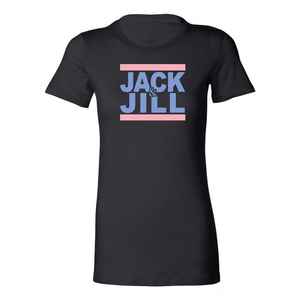 แจ็คแอนด์จิล เรโทร พริ้นท์ ทีเสื้อผ้าผู้หญิงแขนสั้นลำลองสลิมฟิตฤดูร้อนสตรีทแวร์แฟชั่นเสื้อยืดแบบกำหนดเอง - Product Image 1