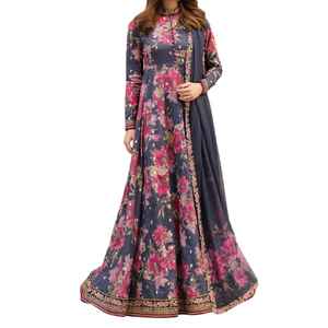 Tenues en coton pakistanais Faisalabad, Salwar Kameez, vêtements d'été pour femmes, dessinés à la main, sans plis, couleur/taille personnalisées - Product Image 1