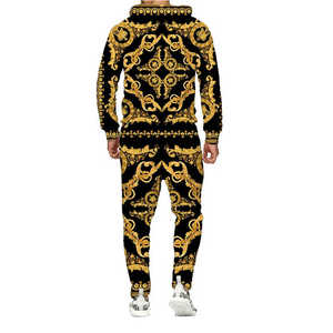 OEM 2026 Custom Heavyweight Oversized Acid Wash Screen Printing Sleeve <b>Embroidery</b> Rhinestone Distressed Sweatpants & Hoodie <b>Set</b> - Product Image 6