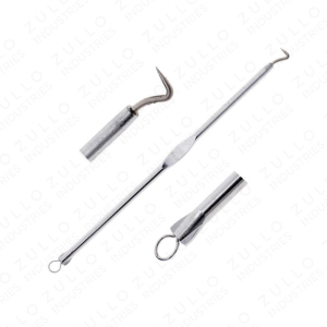 Premium 4 Piece Stainless Steel Acne Extractor Kit Custom Color Blackhead Remover <b>Tools</b> for Facial Skin Care - Product Image 3