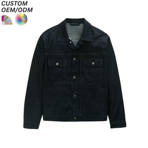 Veste en jean vintage personnalisée délavée, style streetwear, 100 % coton, boutonnée, support OEM ODM pour la production en gros - Product Image 4