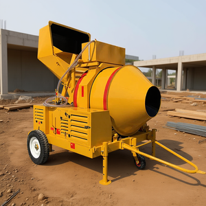 Bétonnière JZR500 500L à moteur diesel pour la construction - Product Image 3