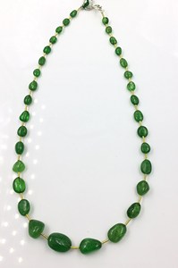 ลูกปัดทัสเซอราต์ธรรมชาติทรงรี 1 เส้น 59.10 กะรัต อัญมณีธรรมชาติสำหรับทำเครื่องประดับชั้นดี - Product Image 3