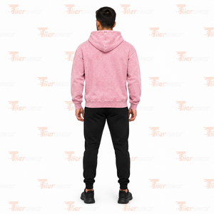 Sudadera con capucha para hombre con diseño de rostro humano, estilo acid wash, de algodón lavado premium, con forro polar, manga larga. - Product Image 3