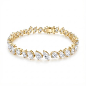 Bracelet Mix-Match en Diamants Inclinés - Or 9k, 14k, 18k - Product Image 5