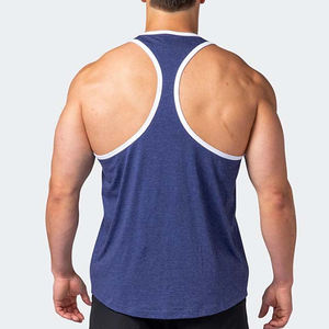Camiseta sin Mangas para Hombre, Tejido de Algodón Transpirable, Ropa de Gimnasio de Verano, Informal, Fitness, Material Elástico Cómodo, Corte Moderno - Product Image 2