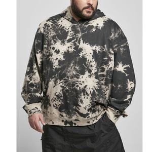 Sweats à capuche pour hommes personnalisés Tie Dye Design Street Wear 100% coton Hoodies Techniques brodées Digital Winter 2 Pcs - Product Image 6