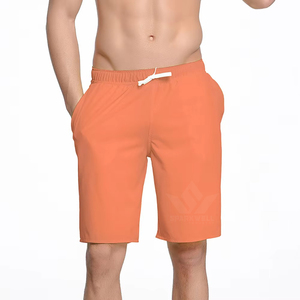 Men's Cotton Gym Training Shorts Knitted Breathable Elastic Waistband Relaxed Fit Casual <b>Athletic</b> Workout Performance Shorts - Product Image 3