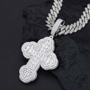 Collier en argent 925 de qualité supérieure avec pendentif chèvre en moissanite, design glacé, bijoux certifiés IGI pour cadeau de fête - Product Image 3