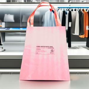 Sacs refermables antistatiques ESD en LDPE rose pour applications d'emballage électronique multi-usages - Product Image 1