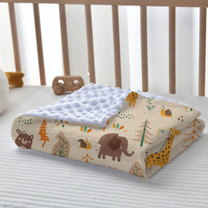 Blankets for Newborn Boys <b>Girls</b> Knitted <b>Muslin</b> Cotton Bed Throws Leaves Pattern <b>Baby</b> Blankets - Product Image 6