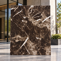 Panneau composite en aluminium (ACP) à motif marbre brun pour revêtement mural intérieur d'hôtel, façade, aménagement de magasin, fournisseur en gros
