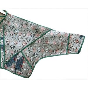 Handmade Eco Friendly Quilted Breathable Quick Dry Cotton Vintage Kantha <b>Jacket</b> with Patchwork Design Mandarin Collar for <b>Women</b> - Product Image 5