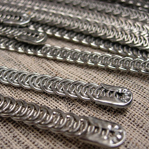 Corset Femme Grande Taille à Baleines en Acier, à Lacets, Noir et Blanc, pour Mariage, en Résille Sous Poitrine, 5 Broches, Boutons, Respirant, Design Tissé - Product Image 5