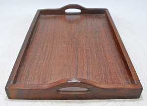 Deluxe Natural Wood Lacquered Solid Tea Tray Minimalist Eco Dishwasher <b>Microwave</b> Safe Food Contact Tea Serving Tray Catering - Product Image 6