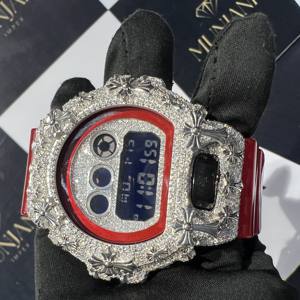 IGI Certified Hip Hop Quartz Movement <b>Men's</b> <b>Watch</b> VVS Moissanite Diamond Quartz <b>Watches</b> Lather Japan Quartz Sport <b>Watches</b> - Product Image 6