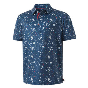 Camisetas de polo de golf para jóvenes deportistas OEM ODM, diseñadas con material elástico en cuatro direcciones y moda deportiva moderna. - Product Image 2