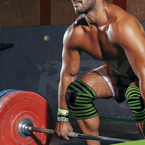 Bandes de genou en néoprène de qualité supérieure pour la musculation et les entraînements de force - Product Image 4